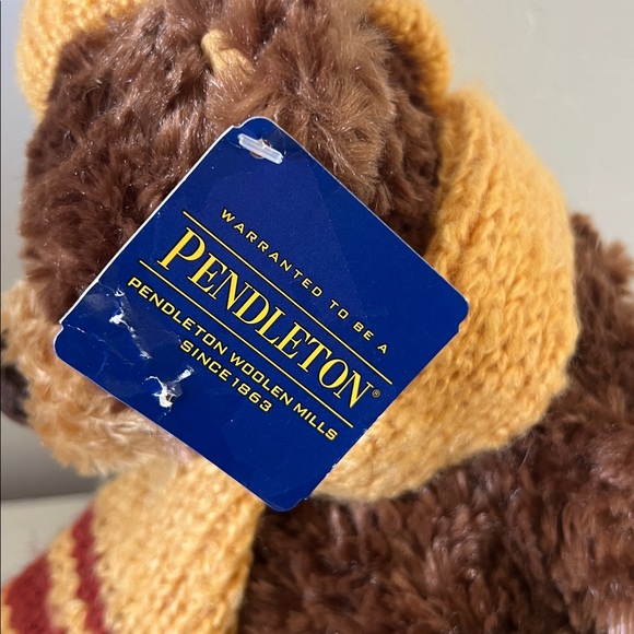 Pendleton Yellowstone National Park Grizzly Bear Plush Brown Stuffed Animal NWT - Picture 4 of 5